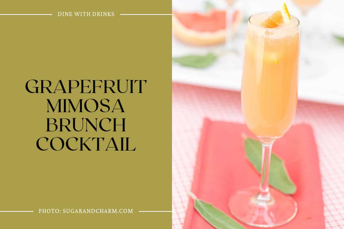 Grapefruit Mimosa Brunch Cocktail