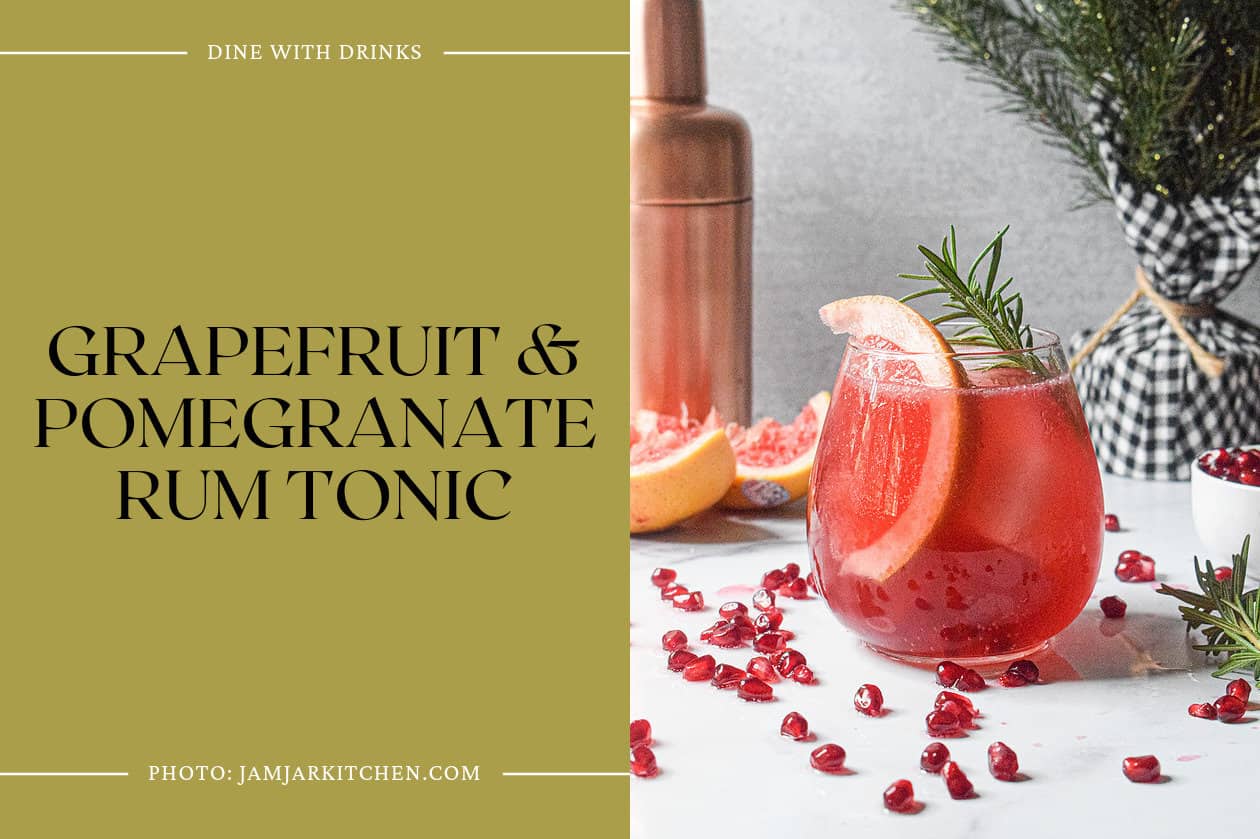 Grapefruit & Pomegranate Rum Tonic