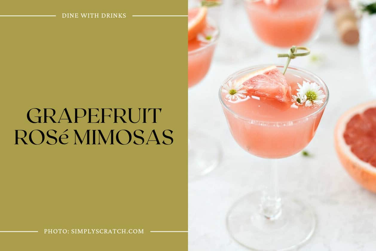 Grapefruit Rosé Mimosas