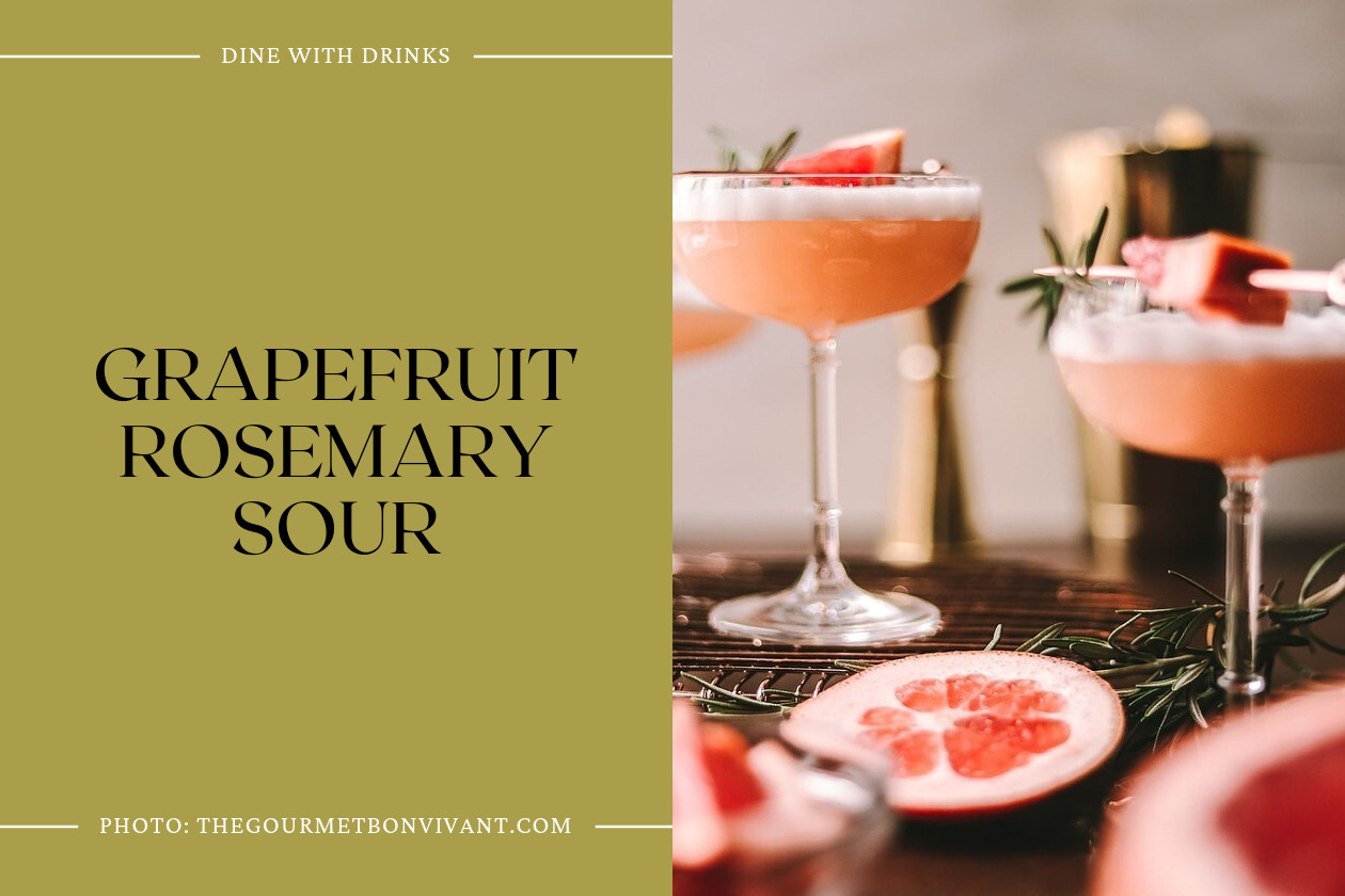 Grapefruit Rosemary Sour
