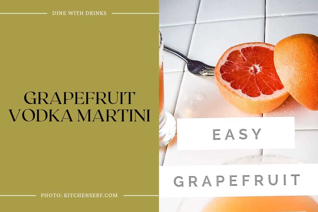 Grapefruit Vodka Martini