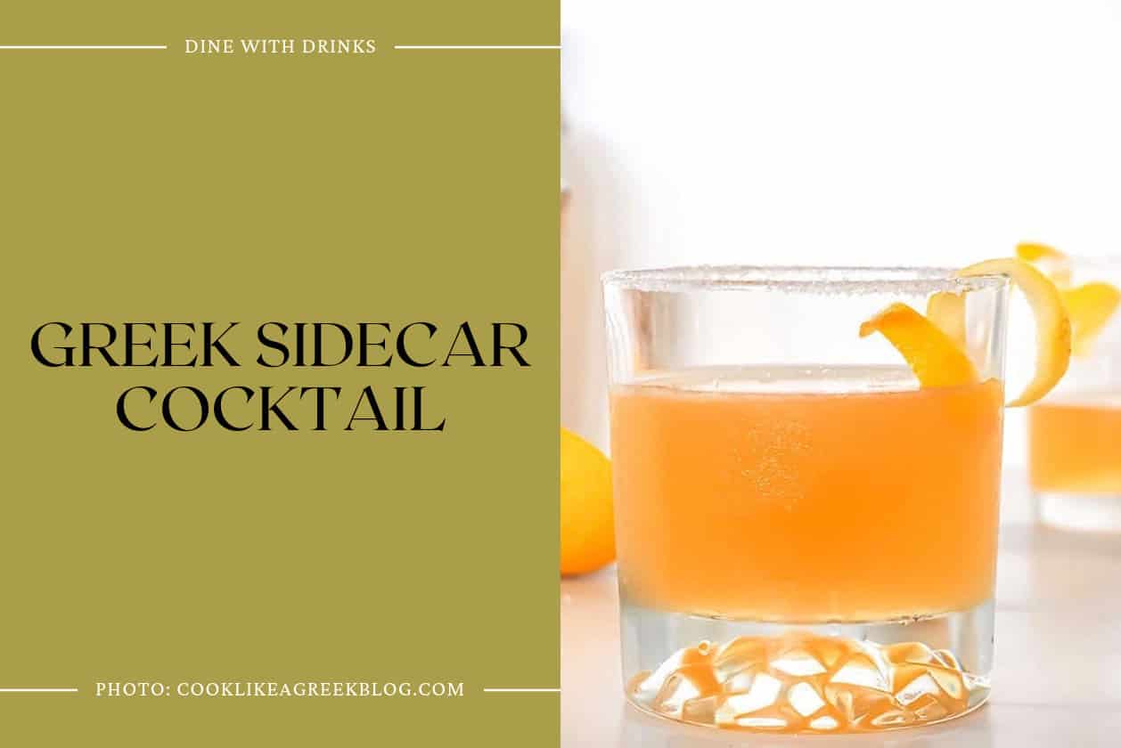 Greek Sidecar Cocktail