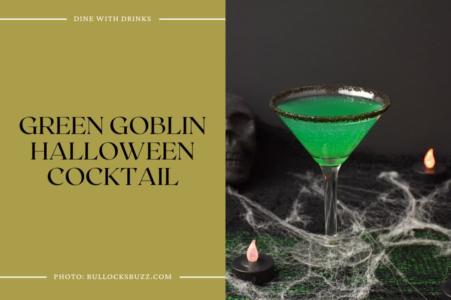 Green Goblin Halloween Cocktail