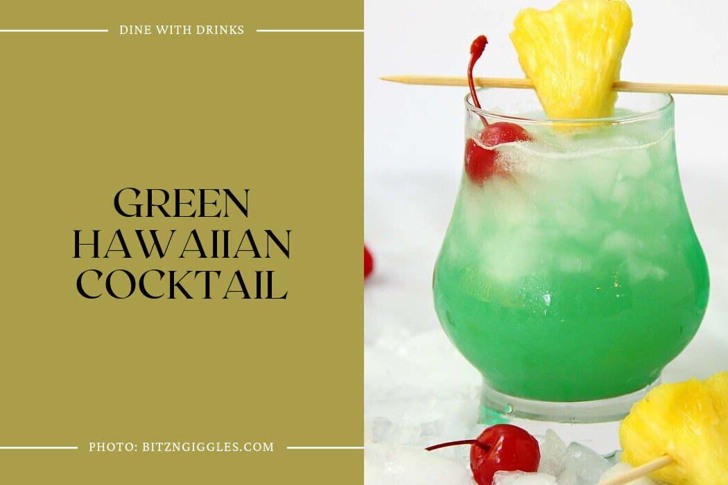 Green Hawaiian Cocktail