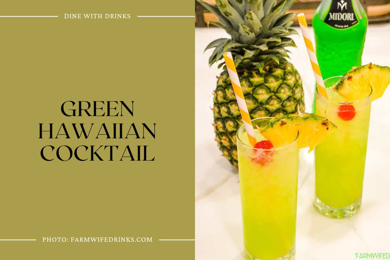 Green Hawaiian Cocktail