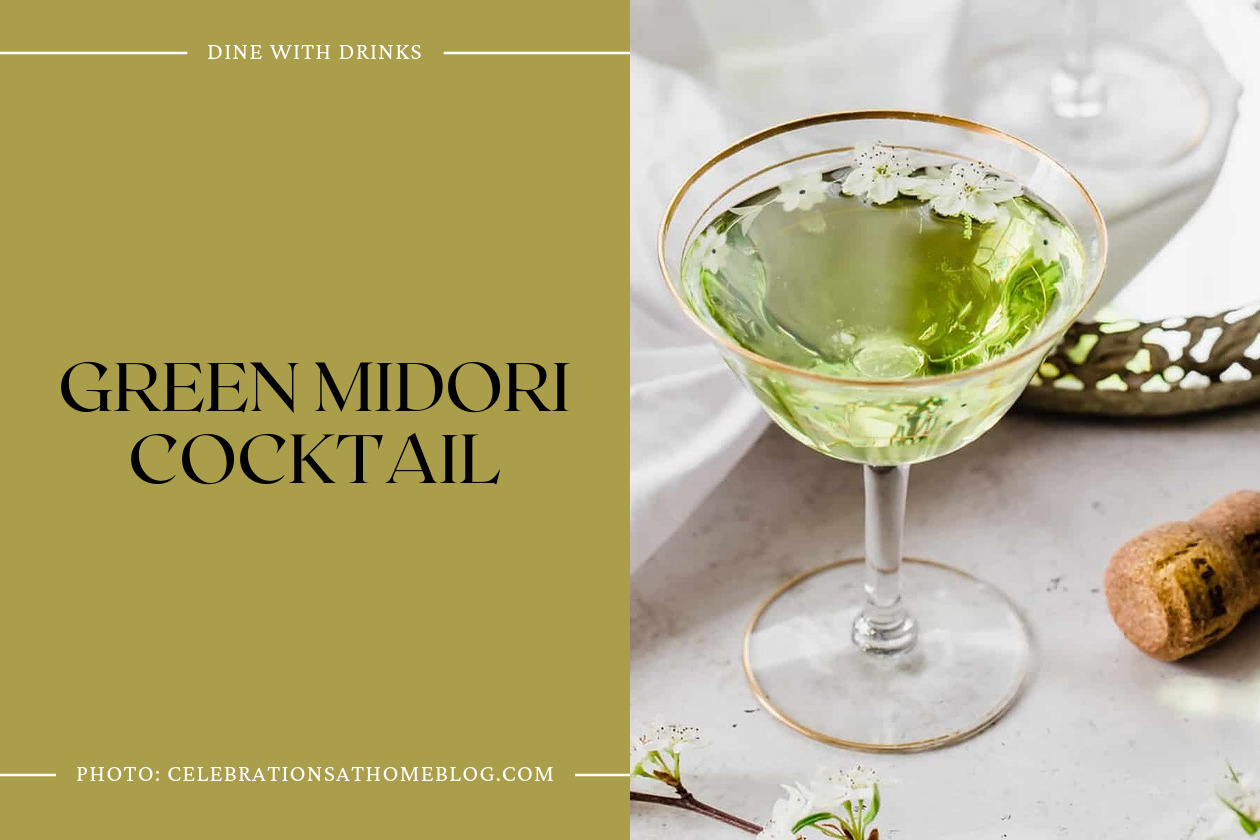 Green Midori Cocktail