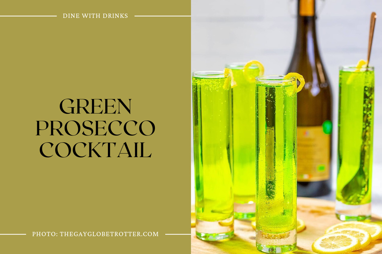 Green Prosecco Cocktail