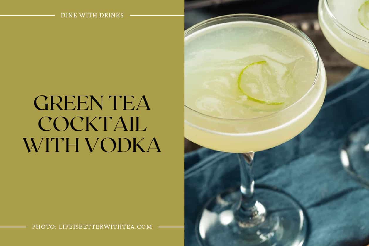 Green Tea Cocktail With Vodka