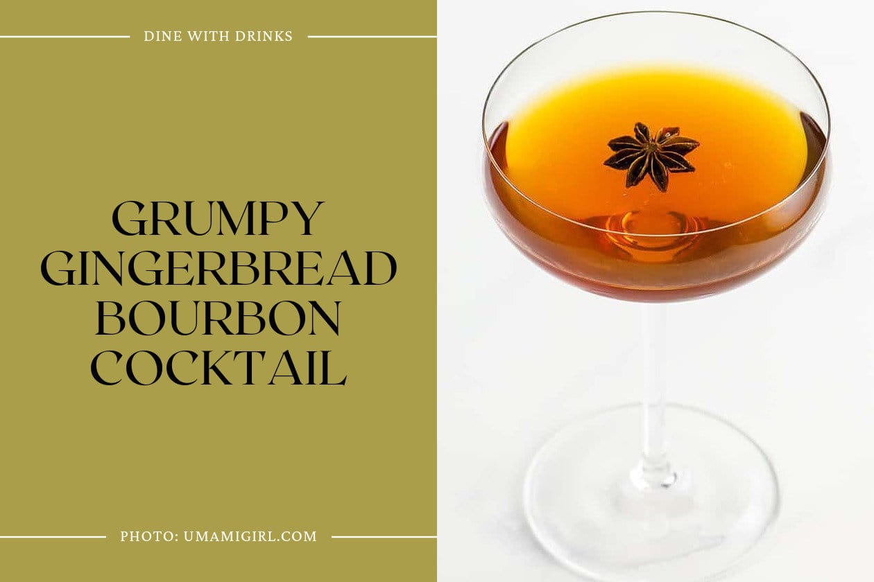 Grumpy Gingerbread Bourbon Cocktail