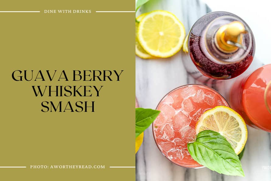 Guava Berry Whiskey Smash