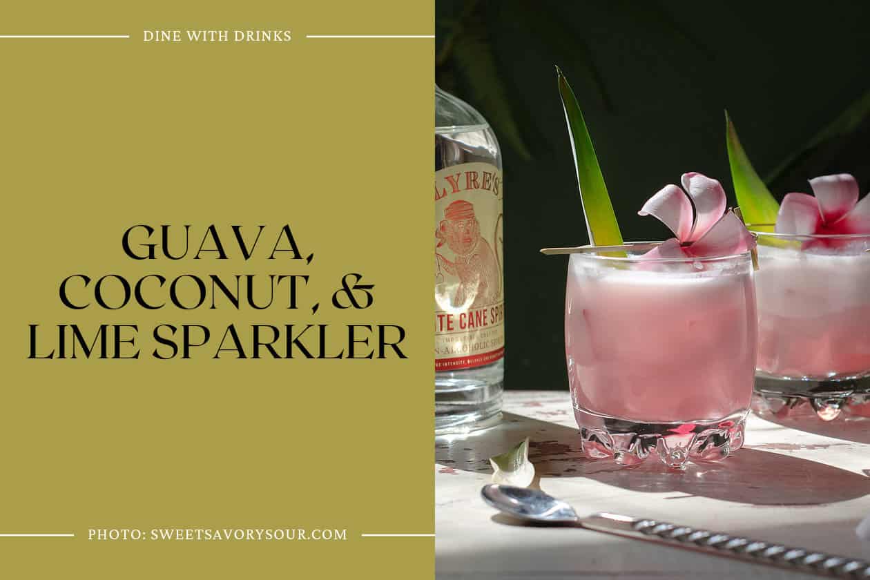 Guava, Coconut, & Lime Sparkler