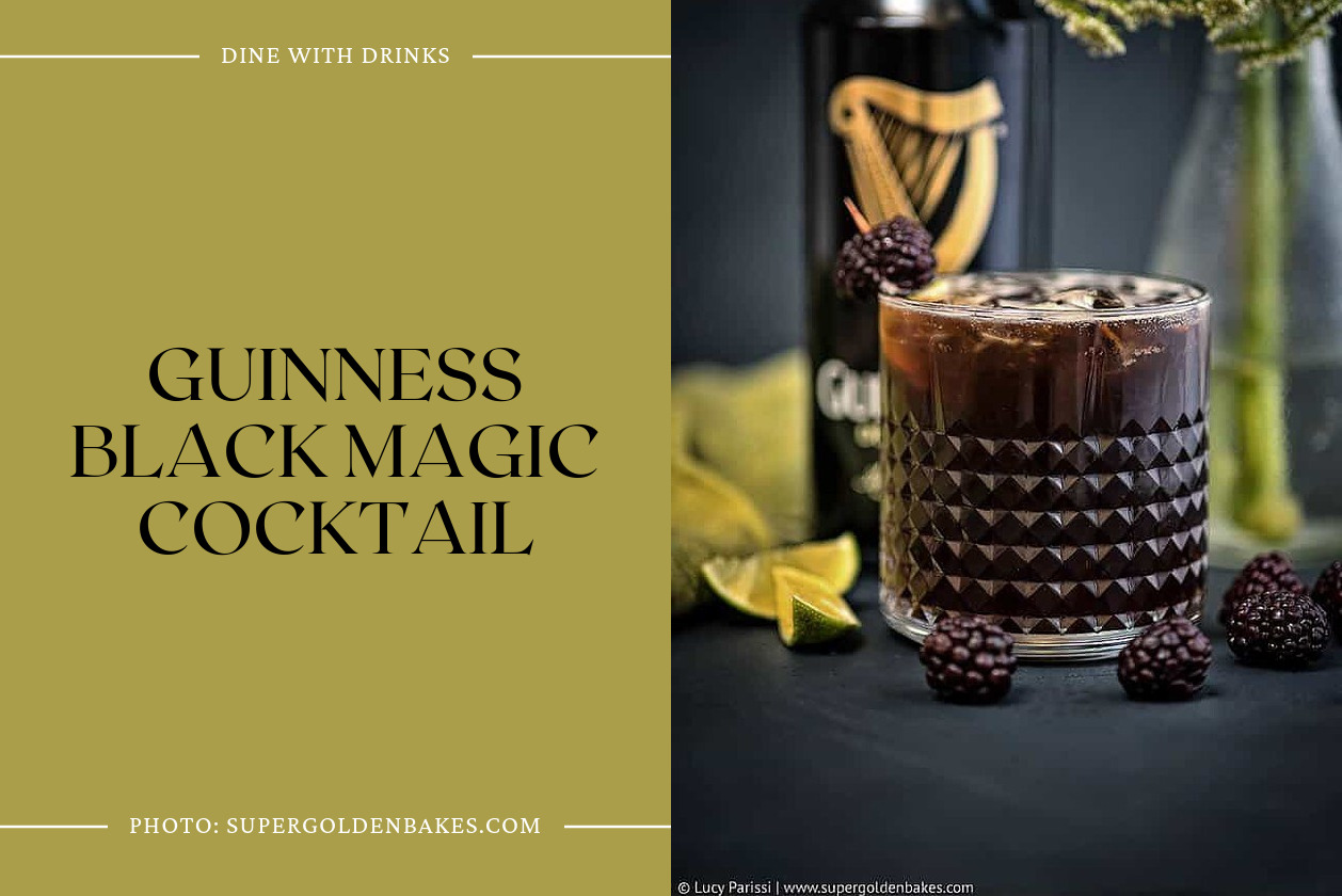 Guinness Black Magic Cocktail