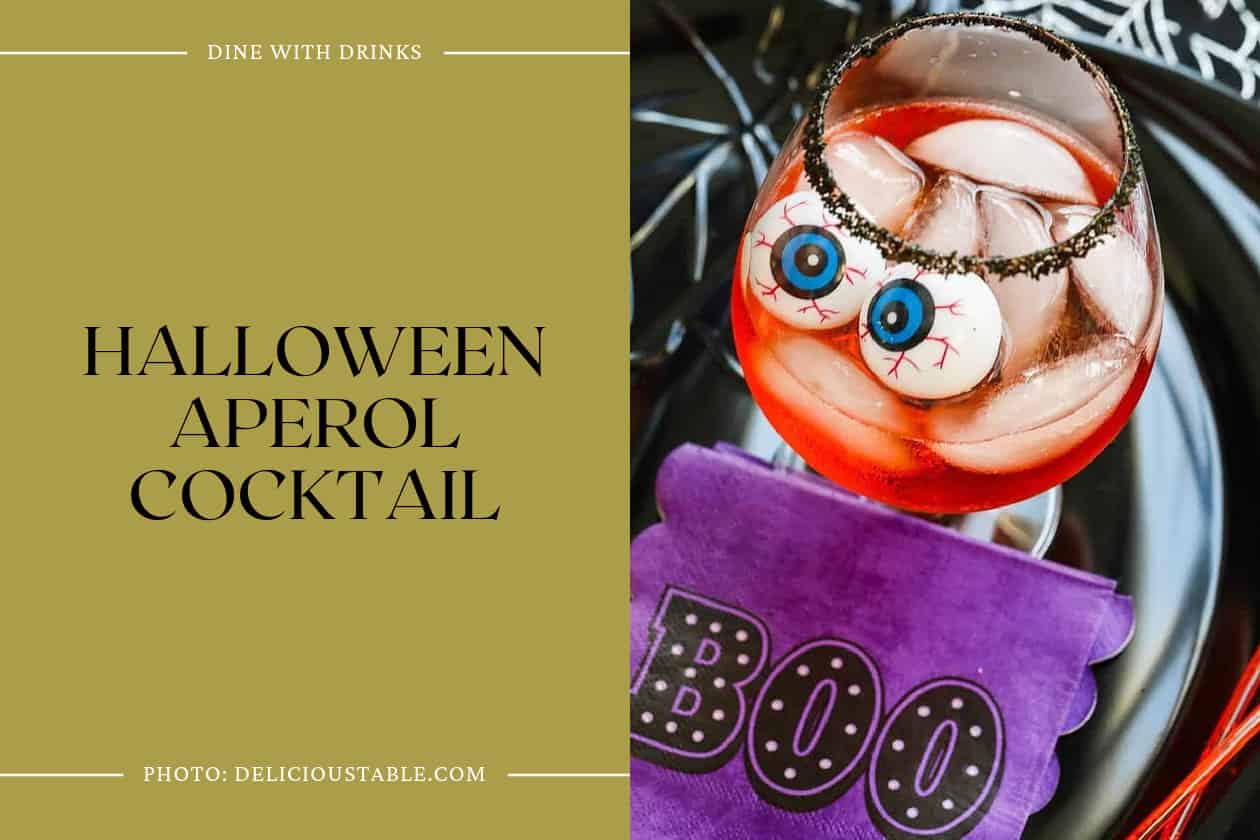 Halloween Aperol Cocktail