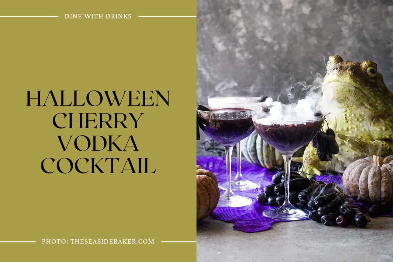 Halloween Cherry Vodka Cocktail