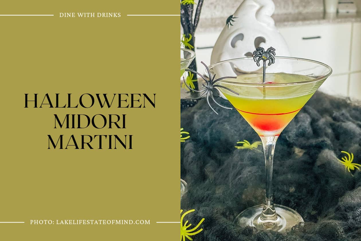 Halloween Midori Martini
