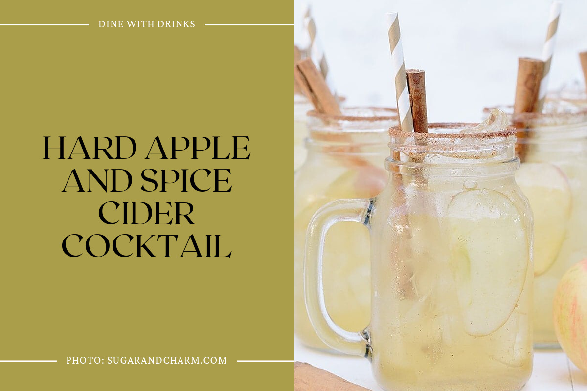 Hard Apple And Spice Cider Cocktail