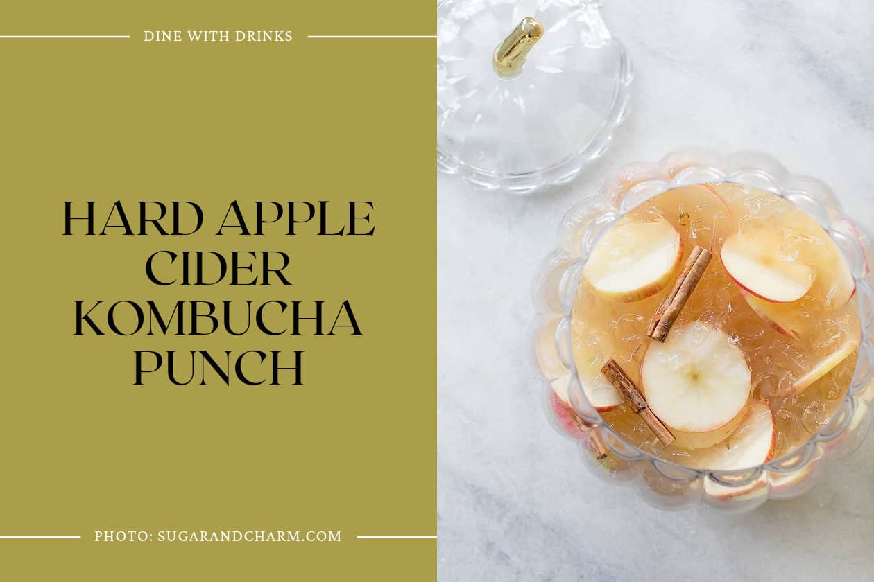 Hard Apple Cider Kombucha Punch
