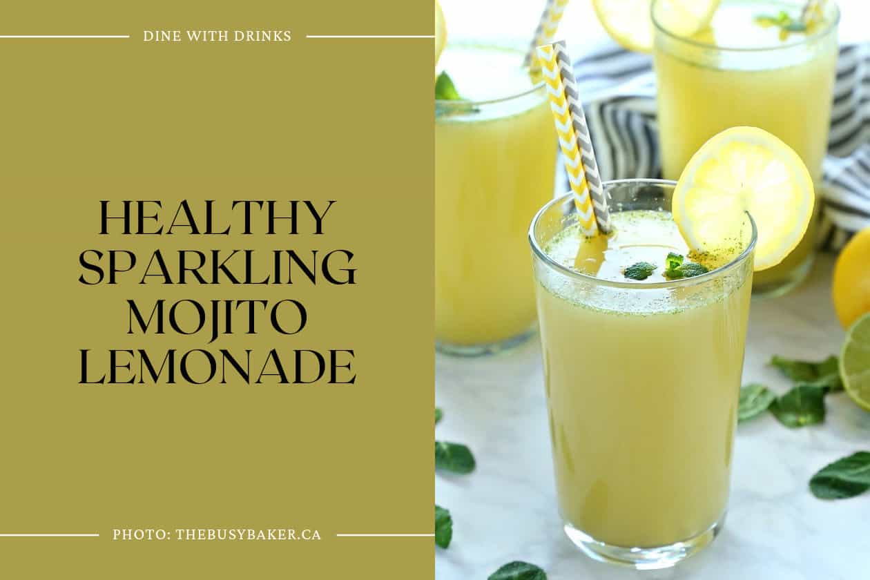 Healthy Sparkling Mojito Lemonade