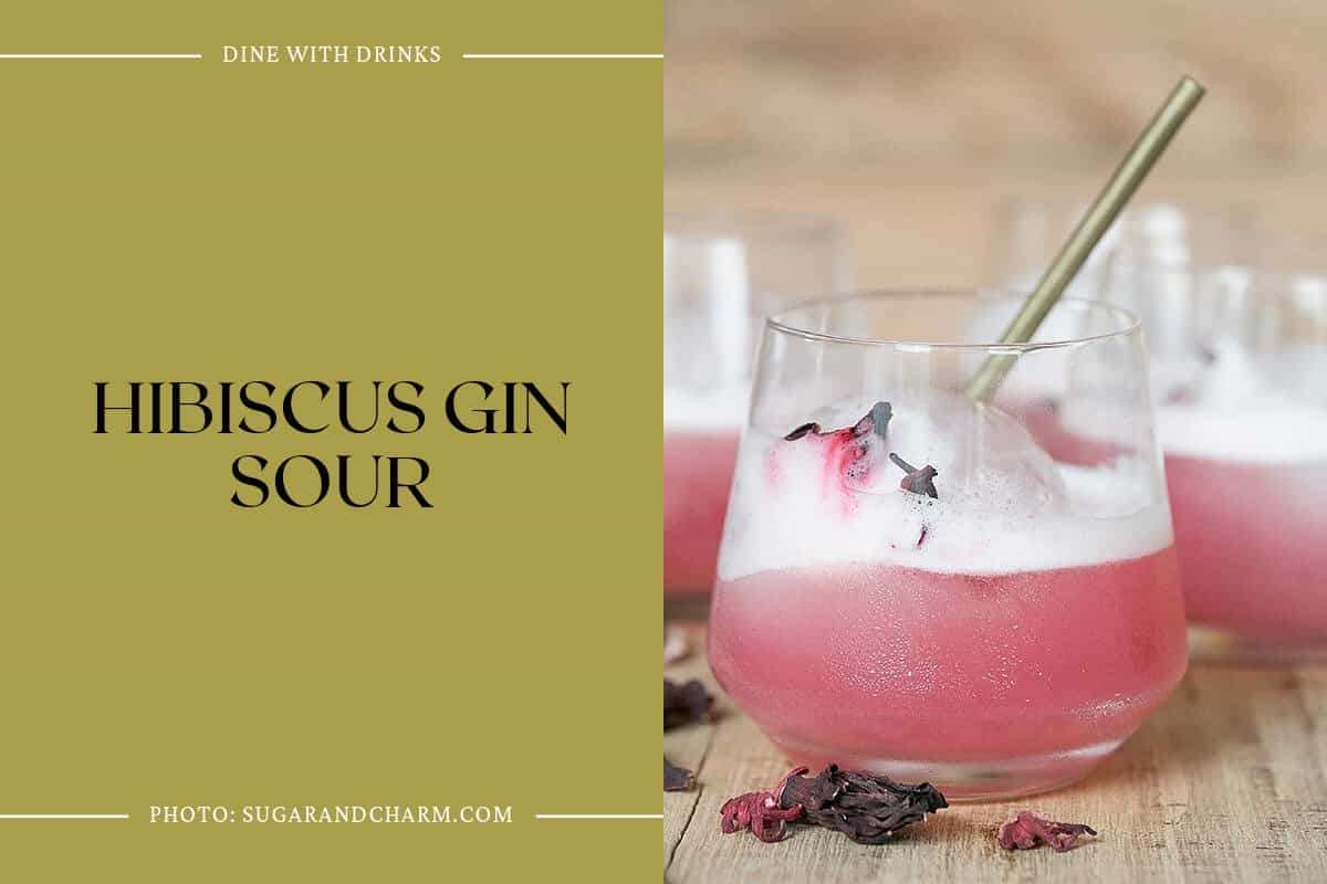Hibiscus Gin Sour