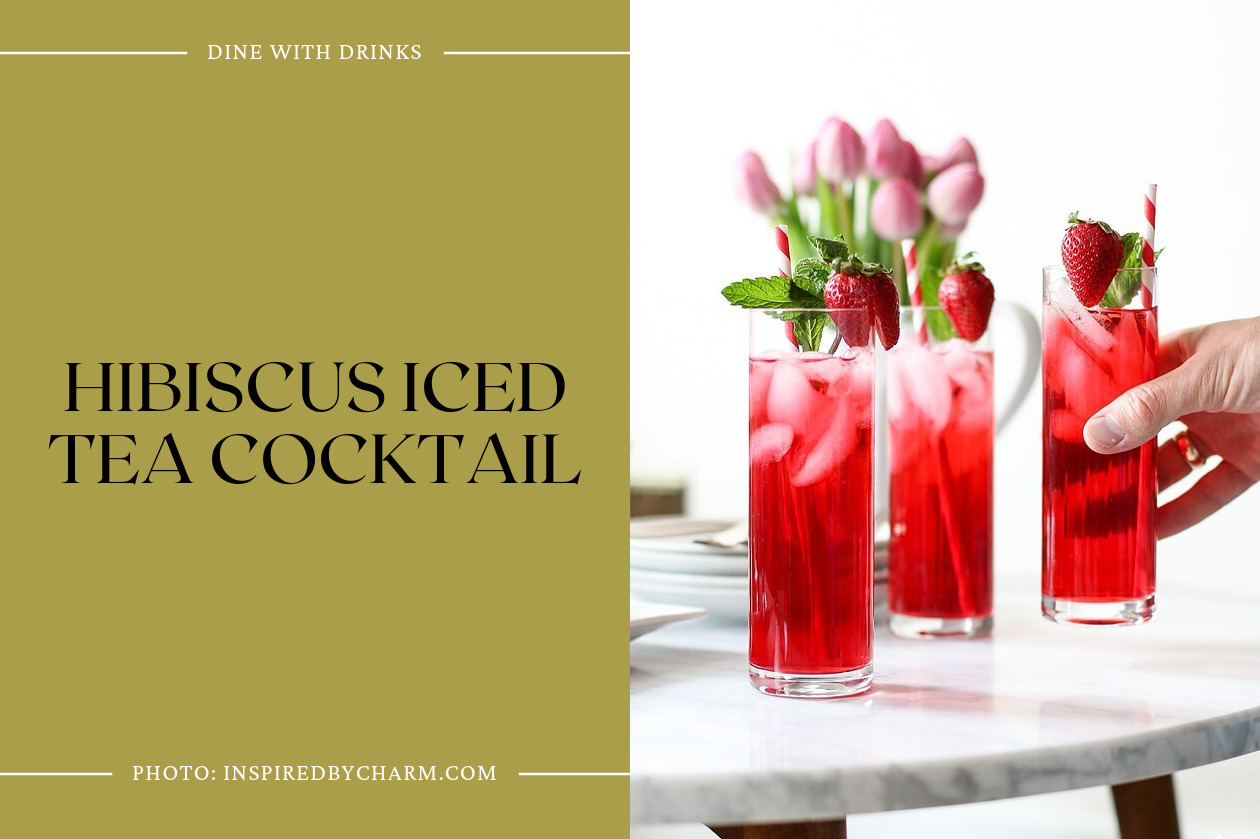 Hibiscus Iced Tea Cocktail
