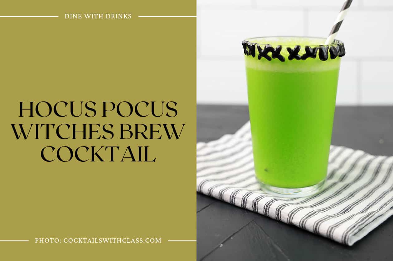 Hocus Pocus Witches Brew Cocktail