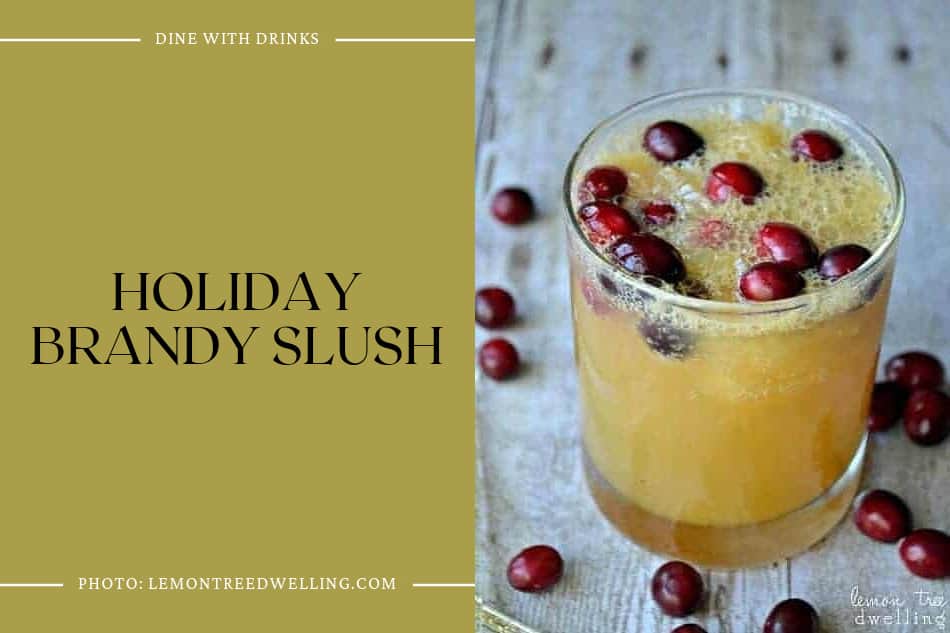Holiday Brandy Slush