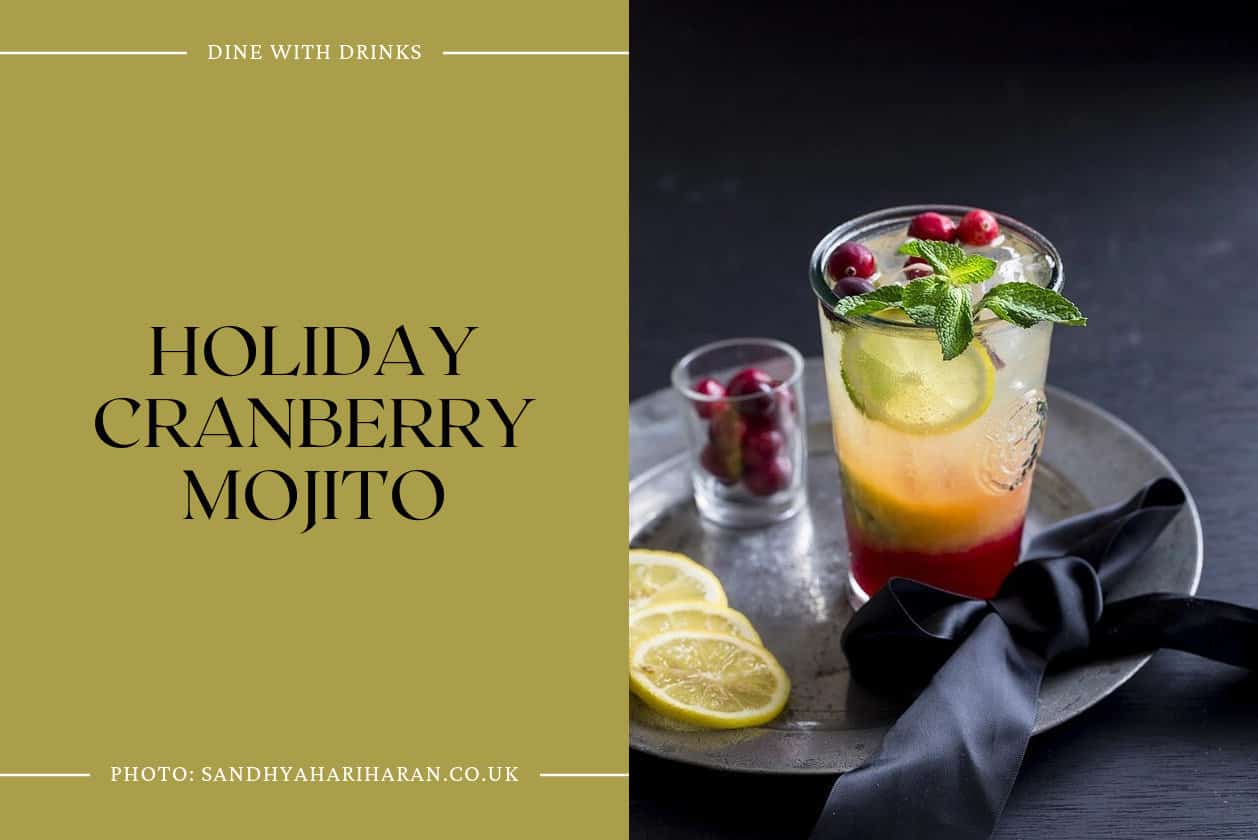 Holiday Cranberry Mojito