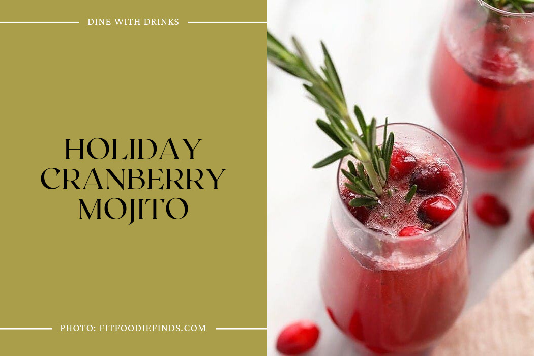 Holiday Cranberry Mojito