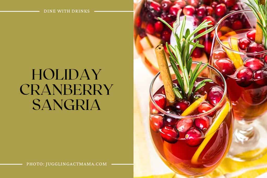 Holiday Cranberry Sangria