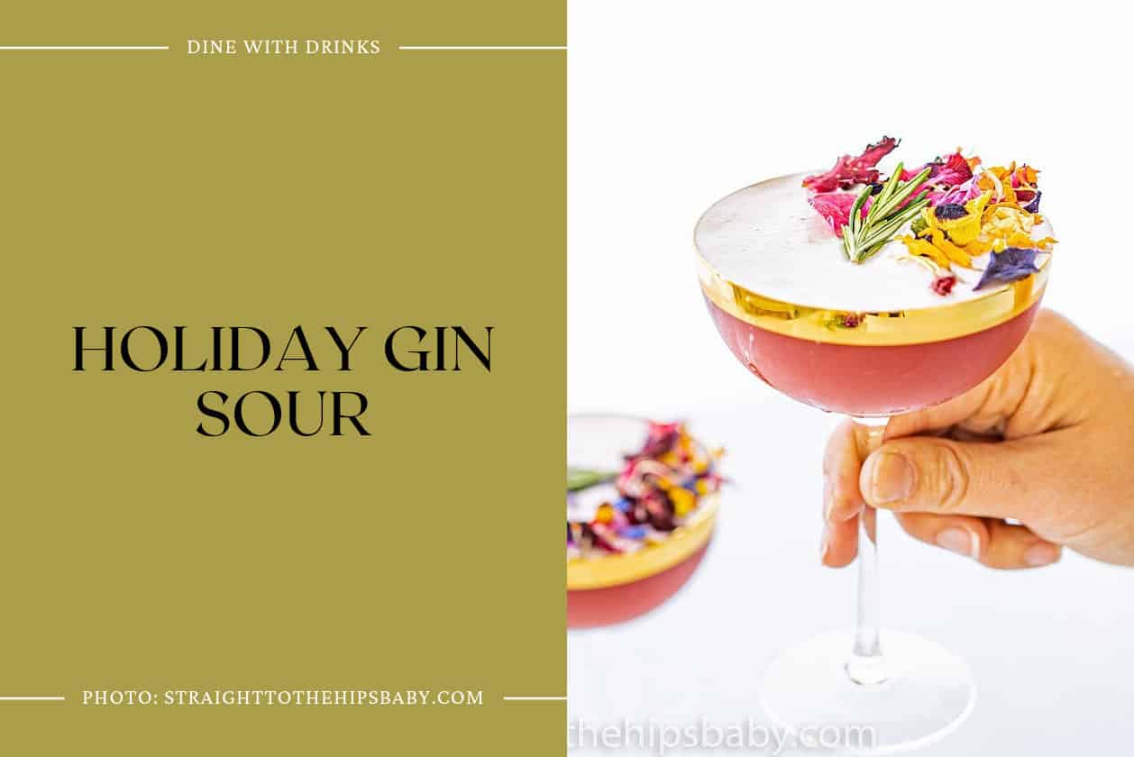 Holiday Gin Sour