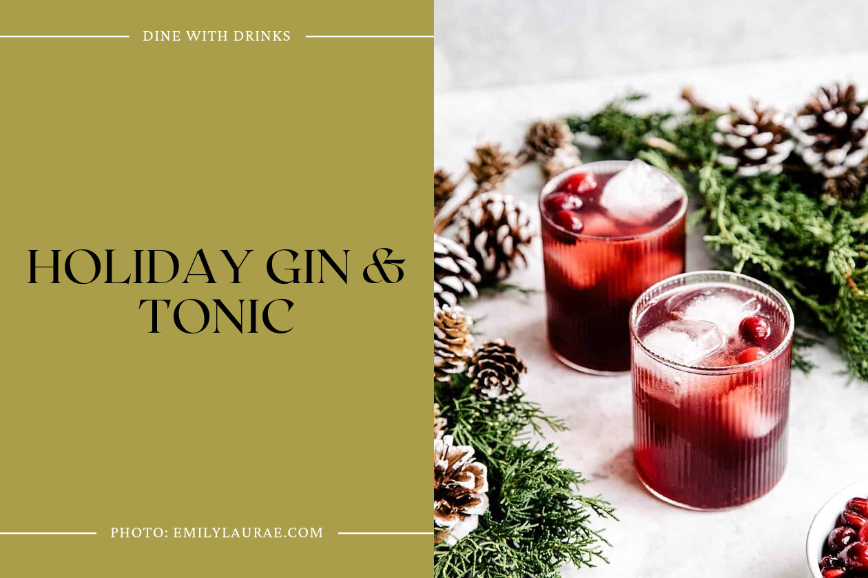 Holiday Gin & Tonic