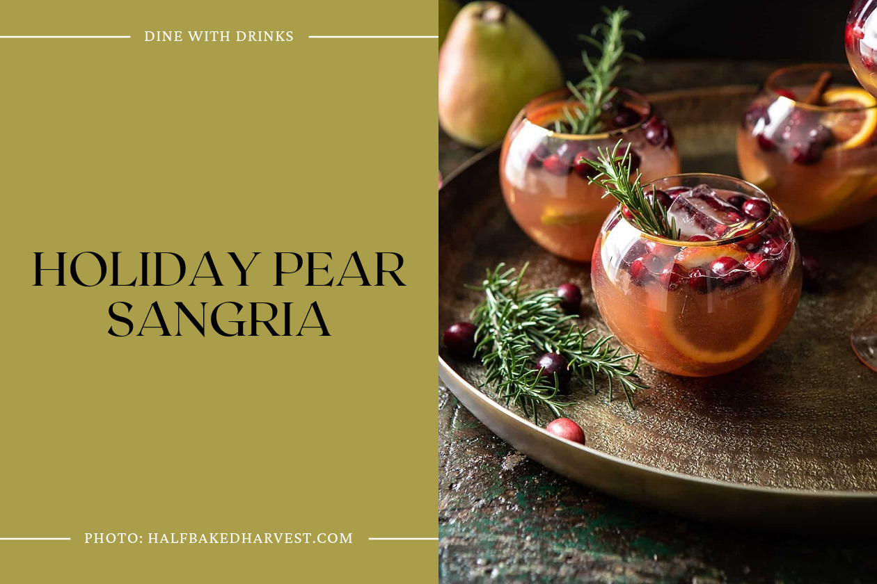 Holiday Pear Sangria