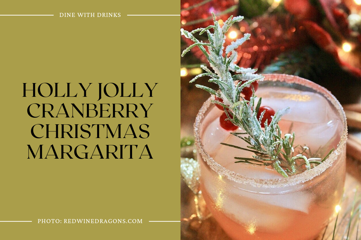 Holly Jolly Cranberry Christmas Margarita