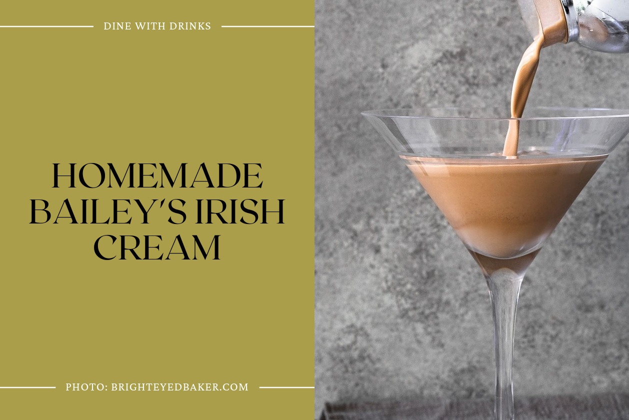 Homemade Bailey's Irish Cream