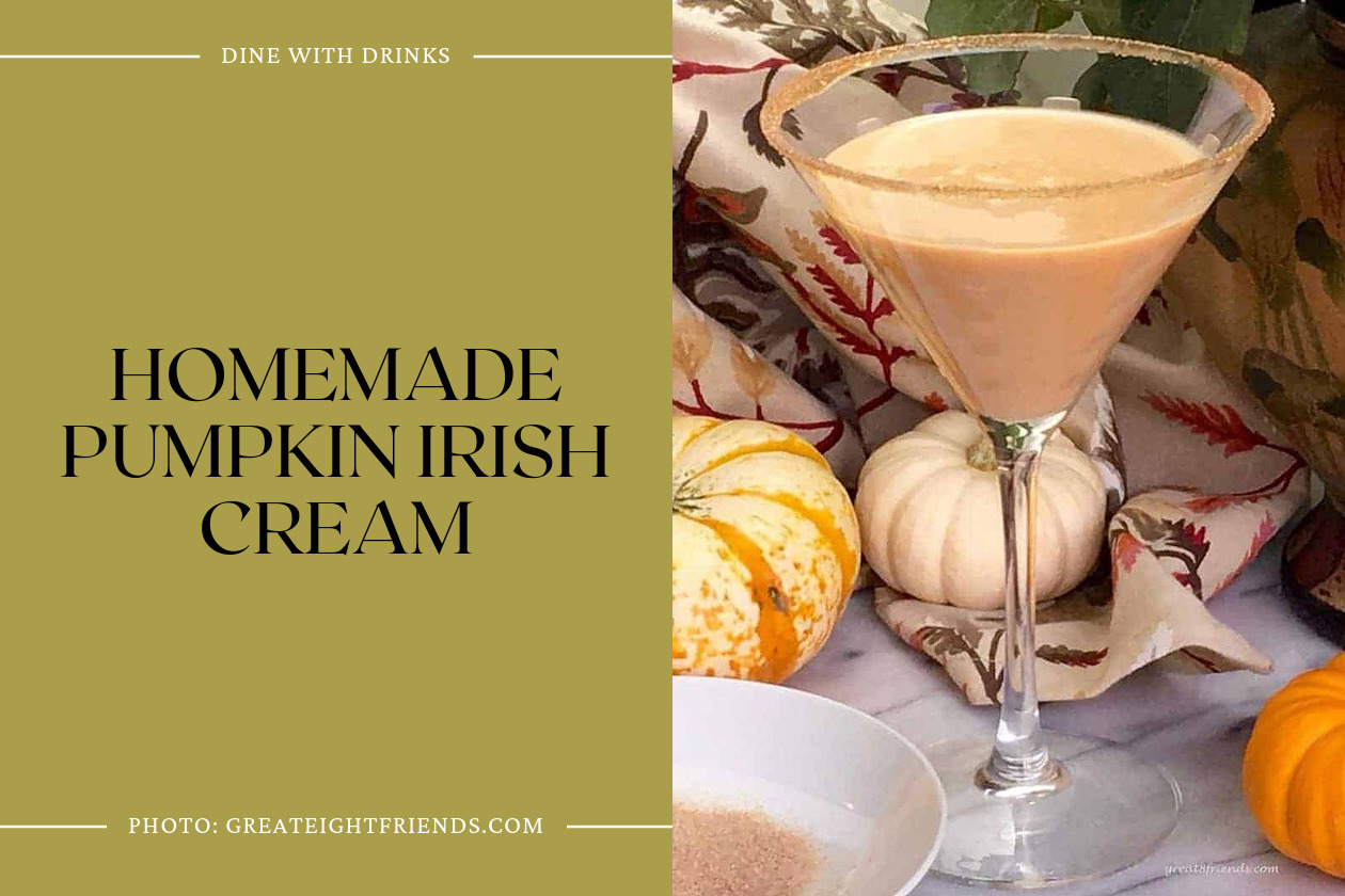 Homemade Pumpkin Irish Cream