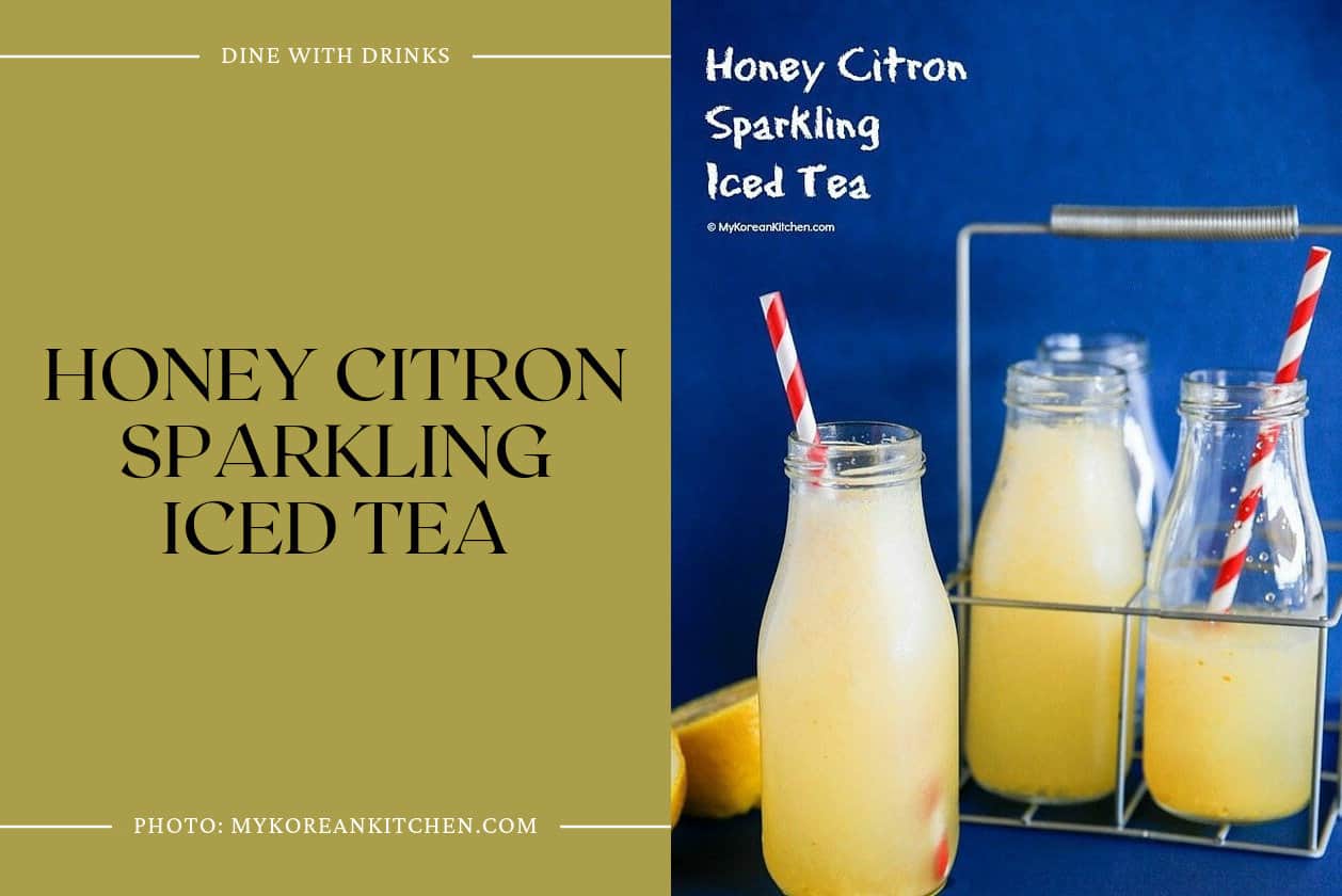 Honey Citron Sparkling Iced Tea