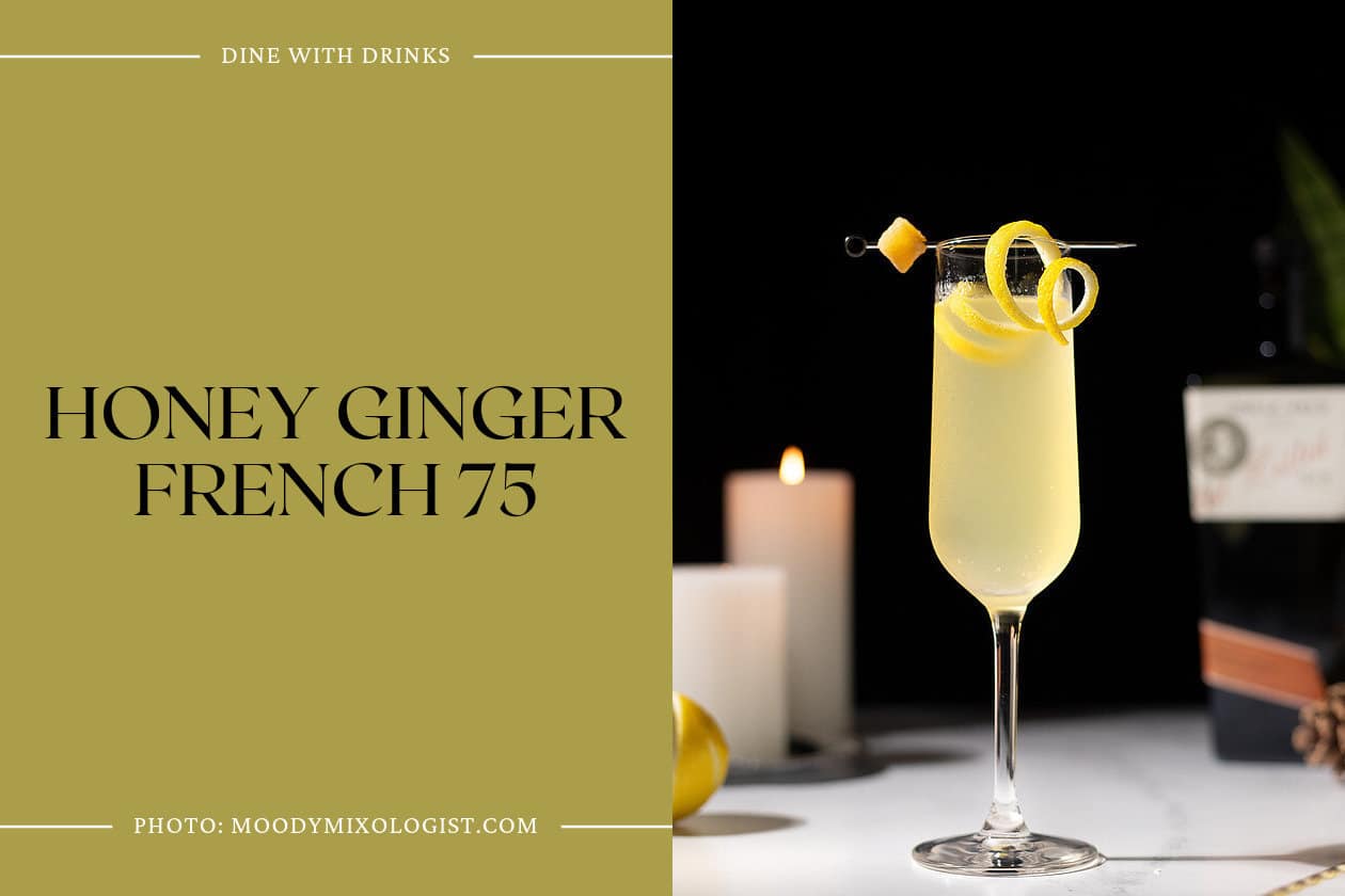 Honey Ginger French 75