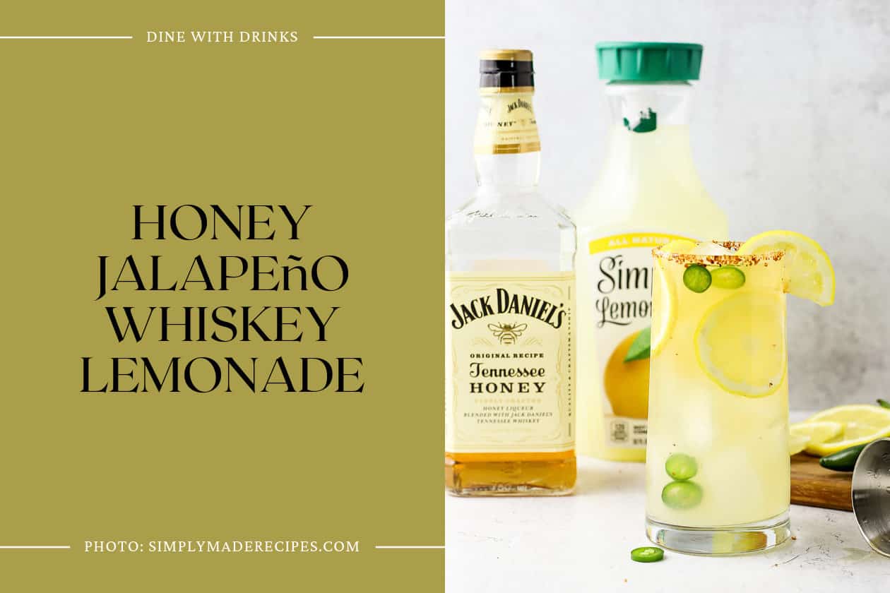Honey Jalapeño Whiskey Lemonade