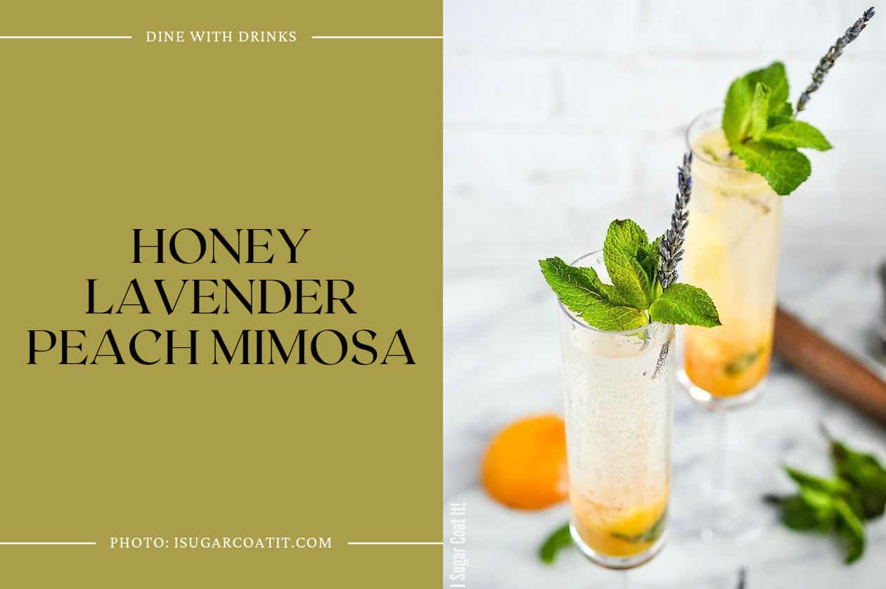 Honey Lavender Peach Mimosa