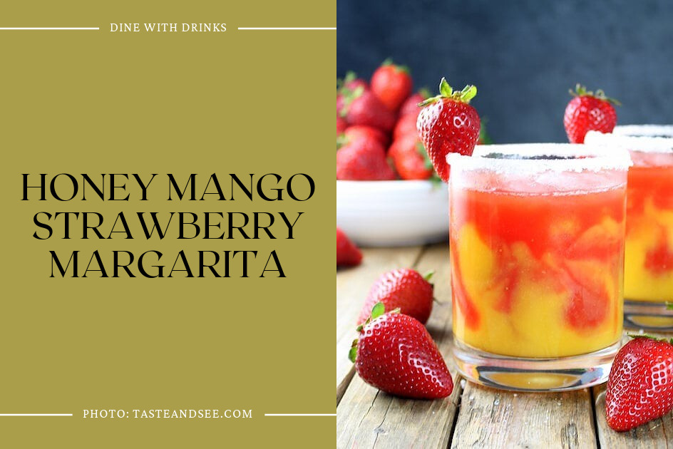 Honey Mango Strawberry Margarita
