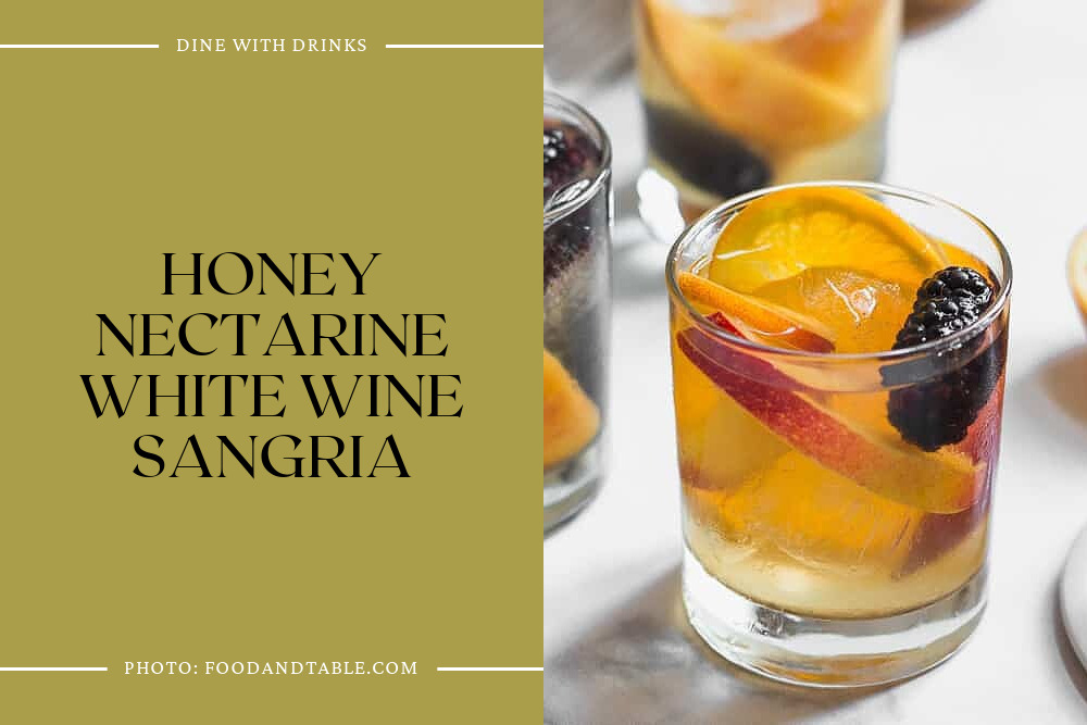 Honey Nectarine White Wine Sangria
