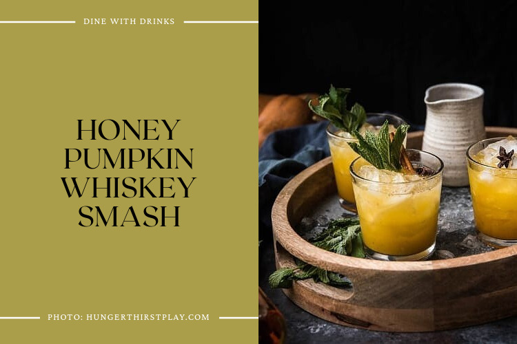 Honey Pumpkin Whiskey Smash