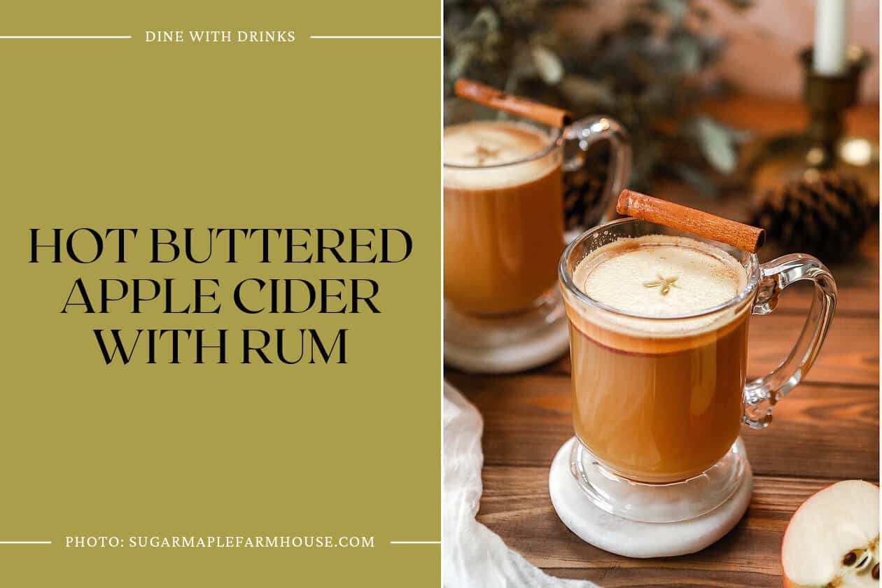 Hot Buttered Apple Cider With Rum
