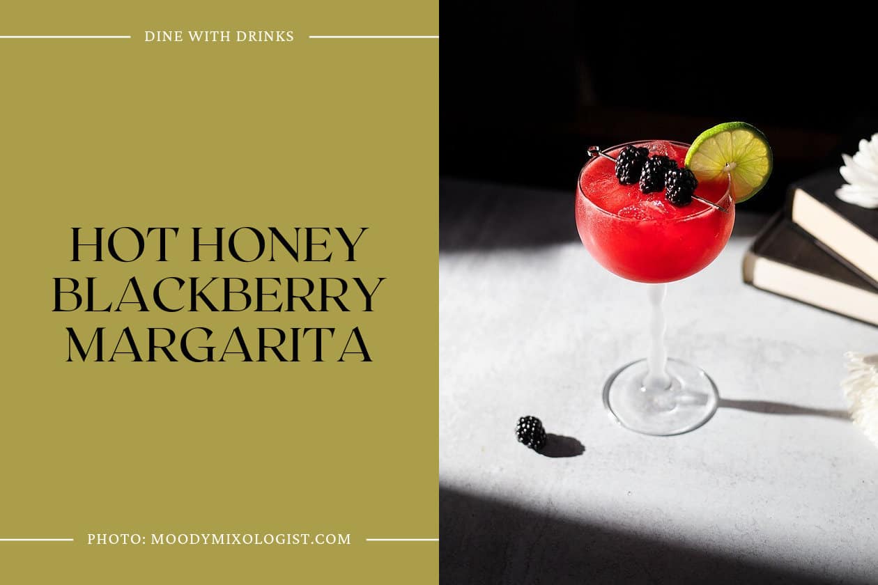 Hot Honey Blackberry Margarita