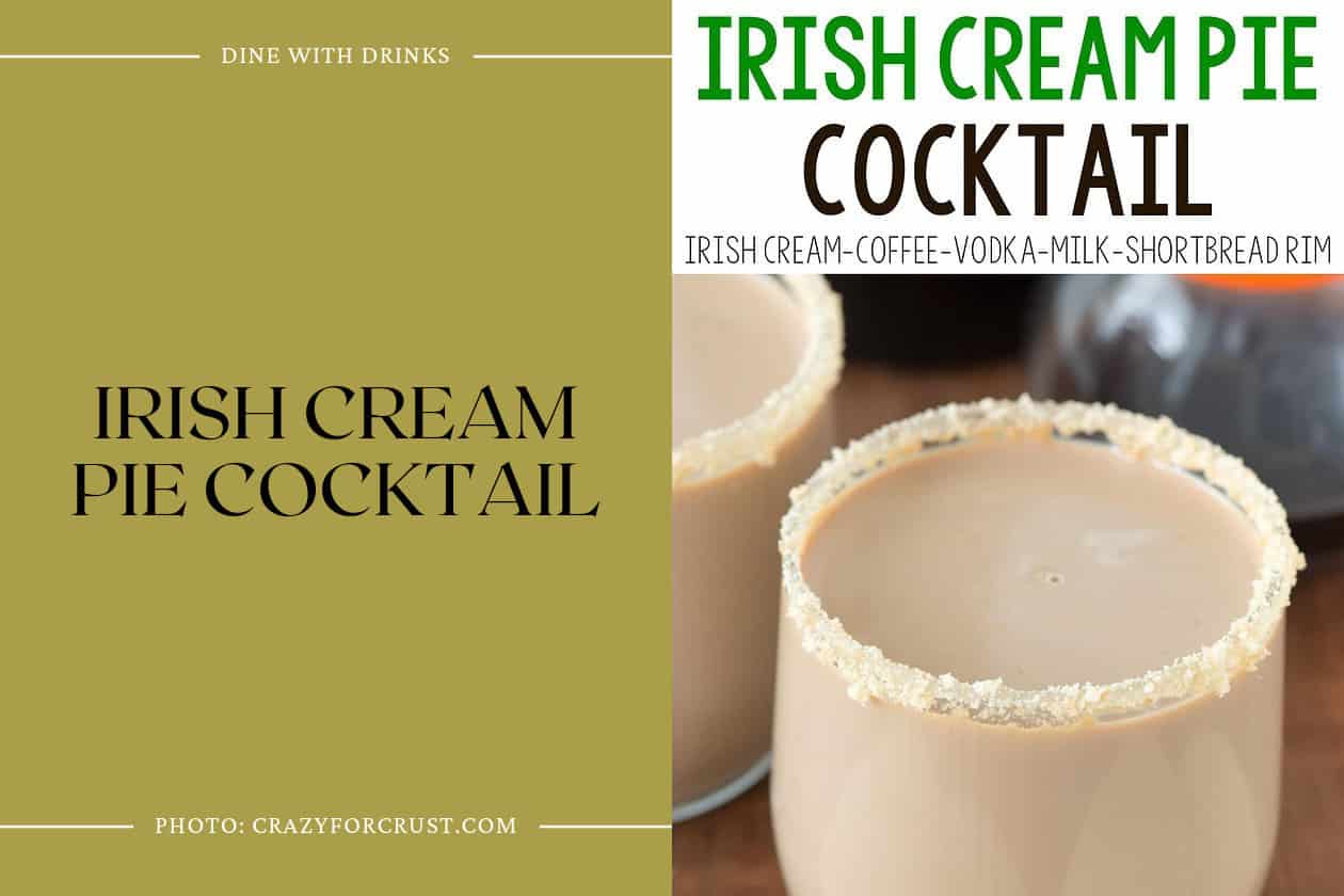 Irish Cream Pie Cocktail