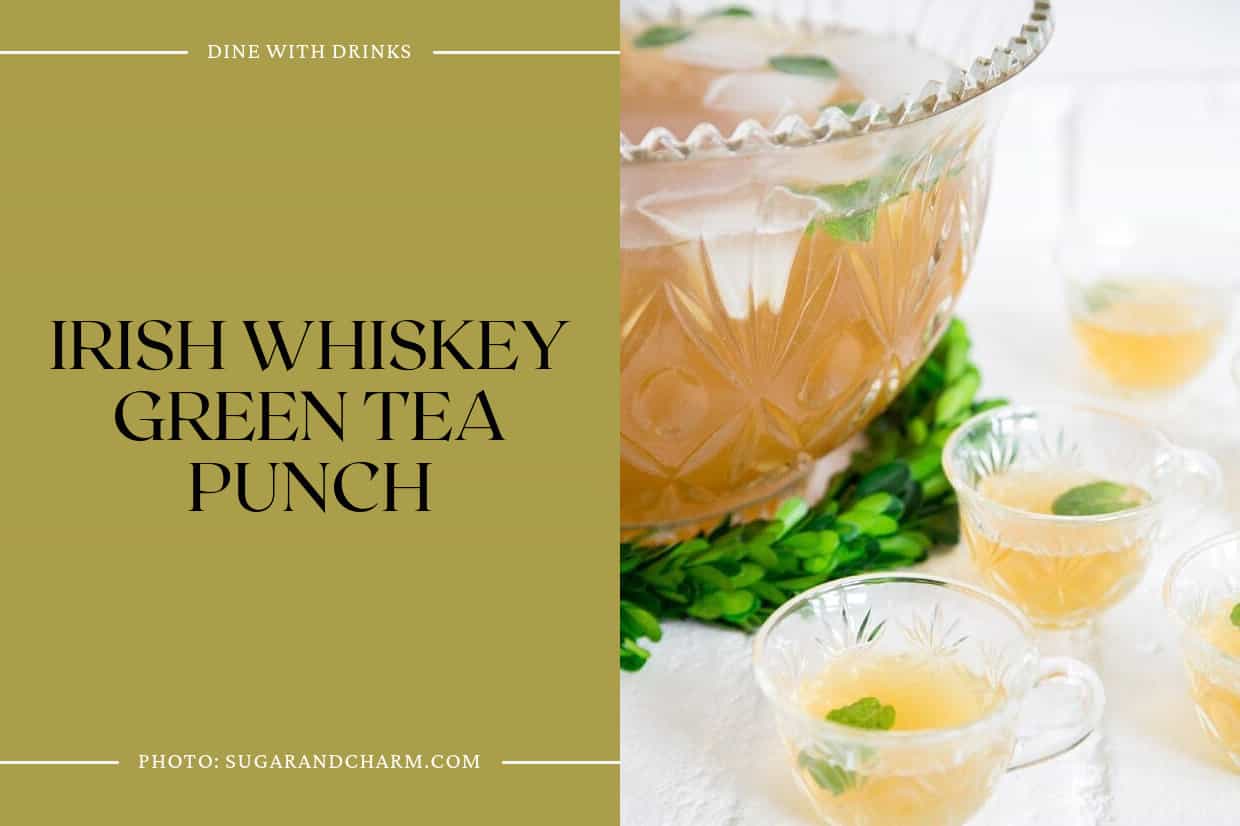 Irish Whiskey Green Tea Punch