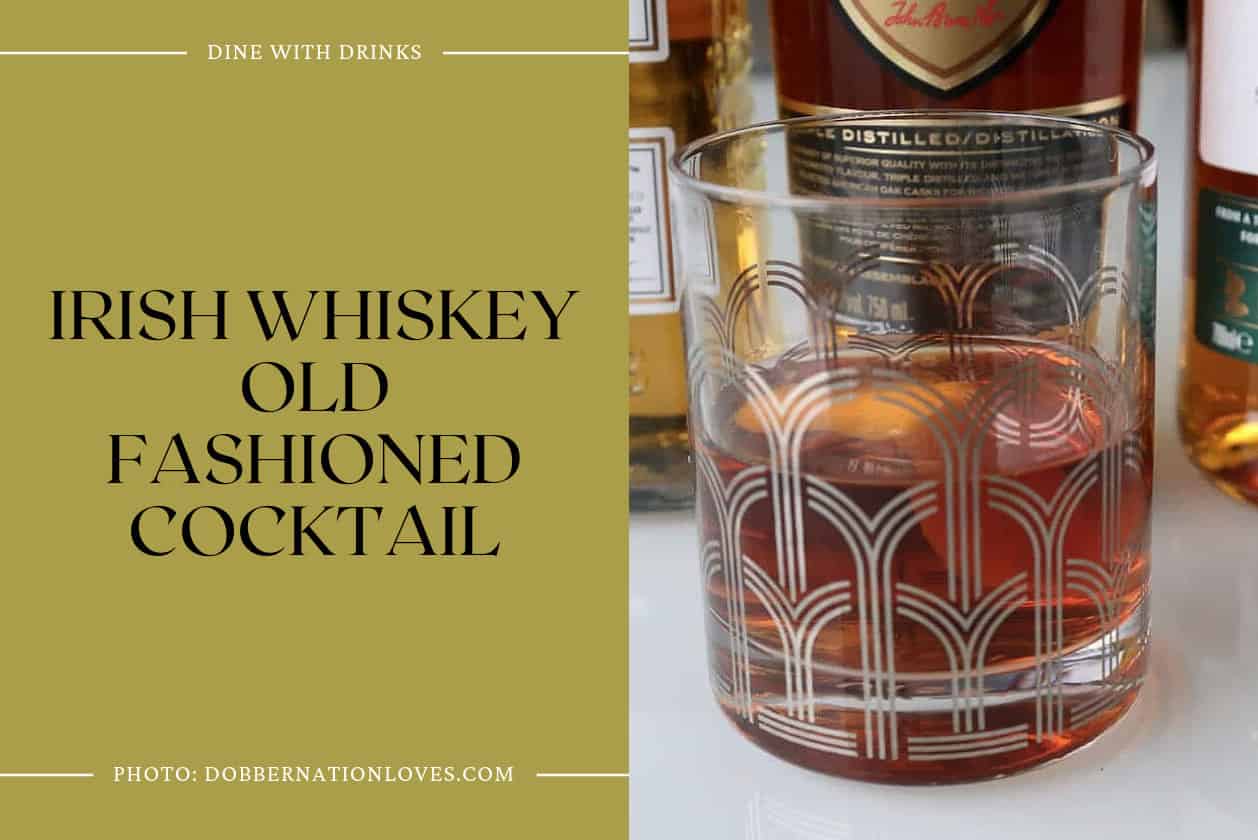 Irish Whiskey Old Fashioned Cocktail