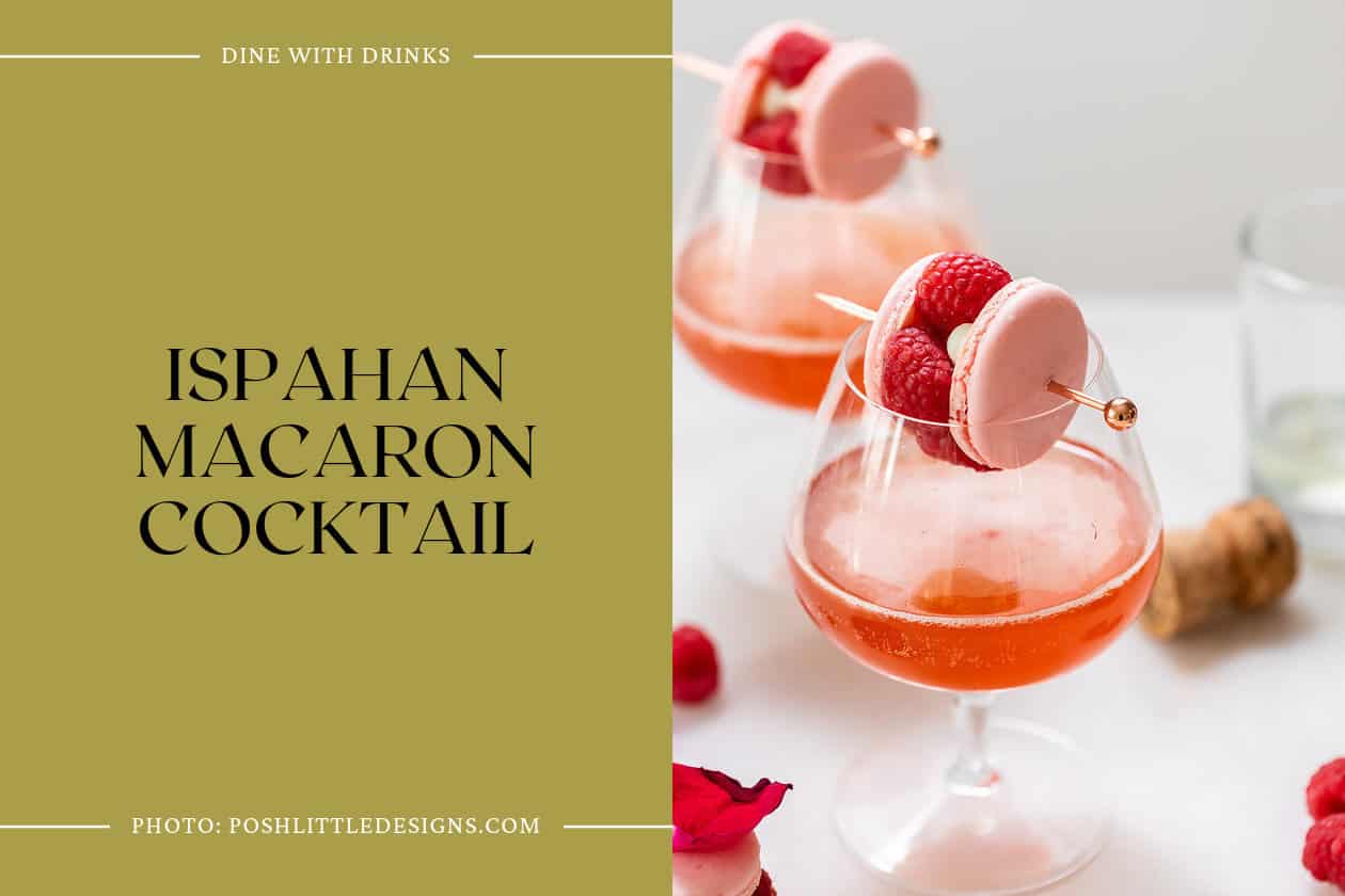 Ispahan Macaron Cocktail