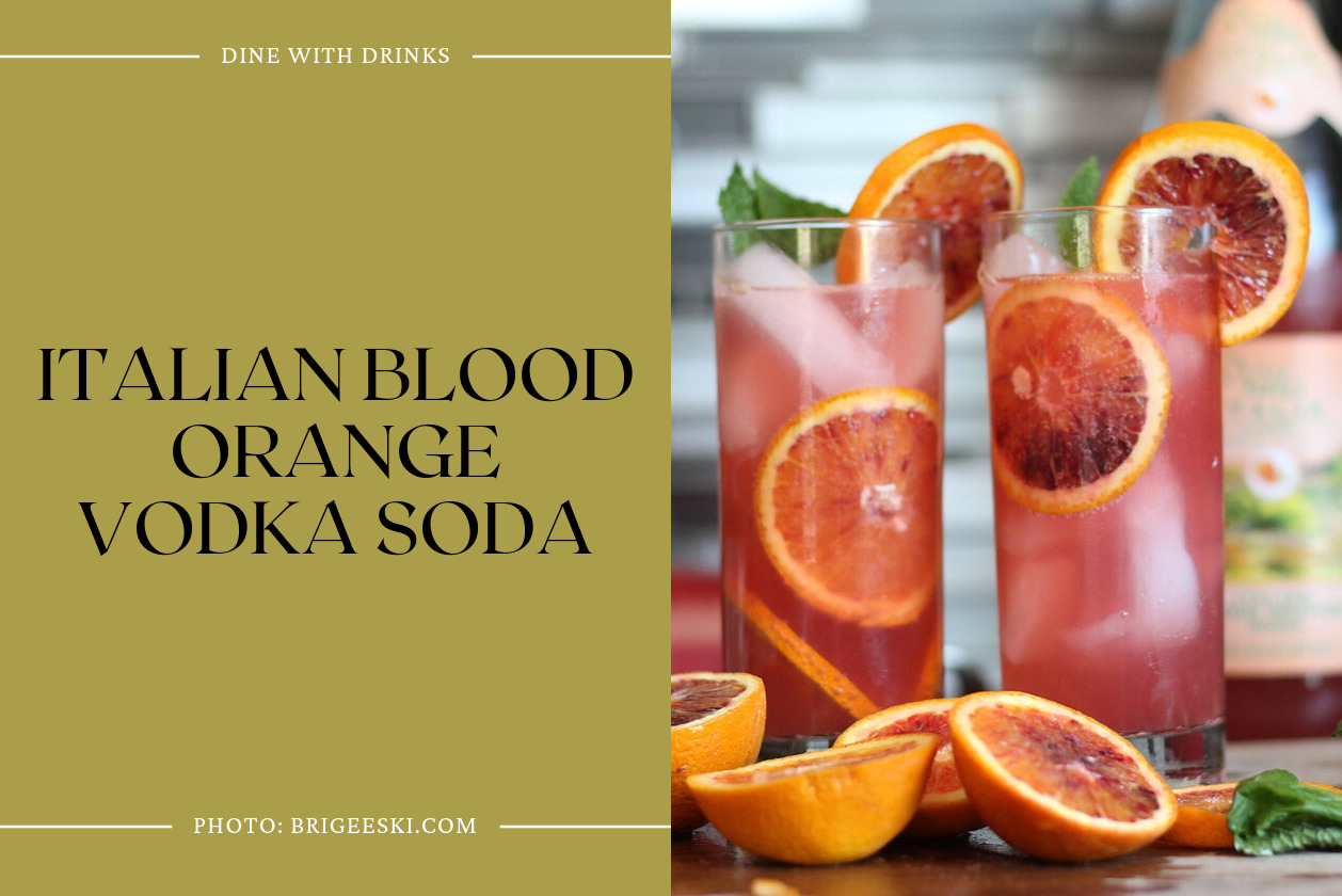 Italian Blood Orange Vodka Soda