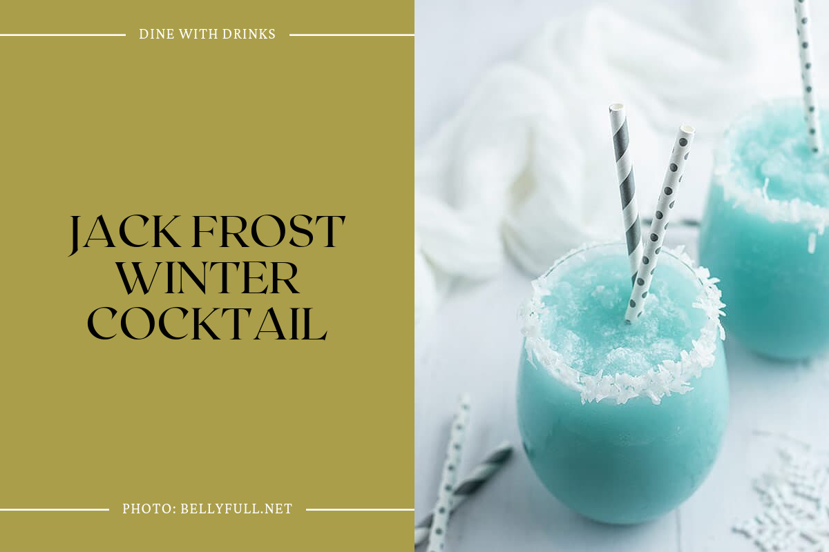 Jack Frost Winter Cocktail